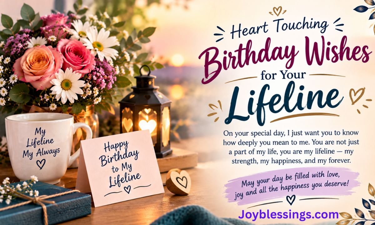 Heart Touching Birthday Wishes for Your Lifeline