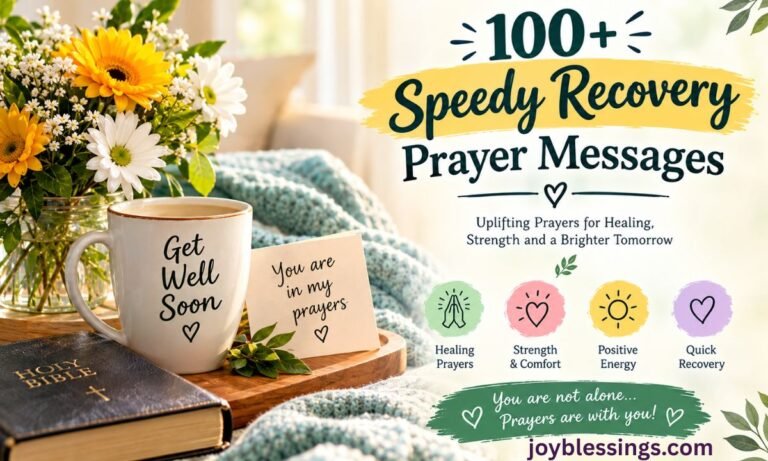 100+ Speedy Recovery Prayer Messages