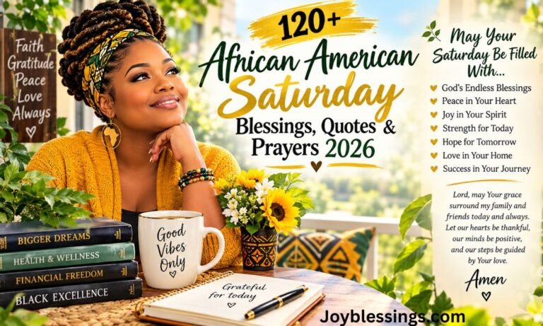 120+ African American Saturday Blessings, Quotes & Prayers 2026