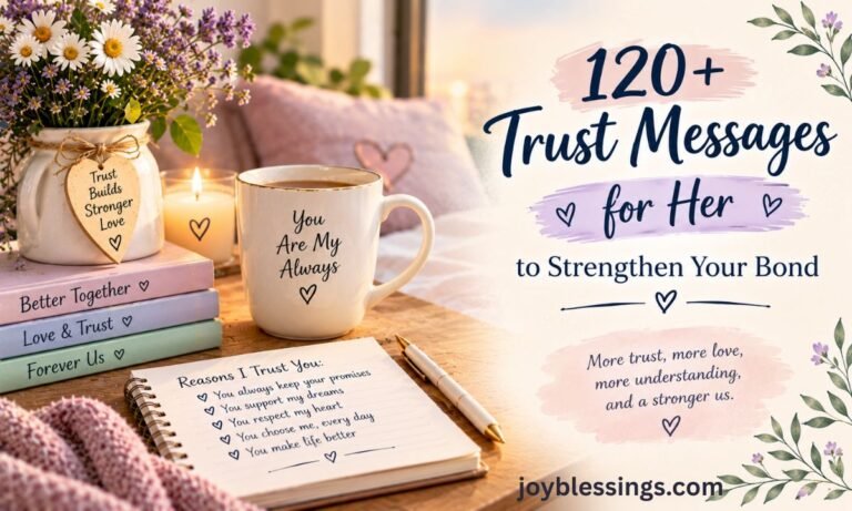 120+ Trust Messages for Her to Strengthen Your Bond