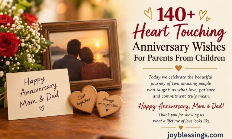 140+ Heart Touching Anniversary Wishes For Parents From Children