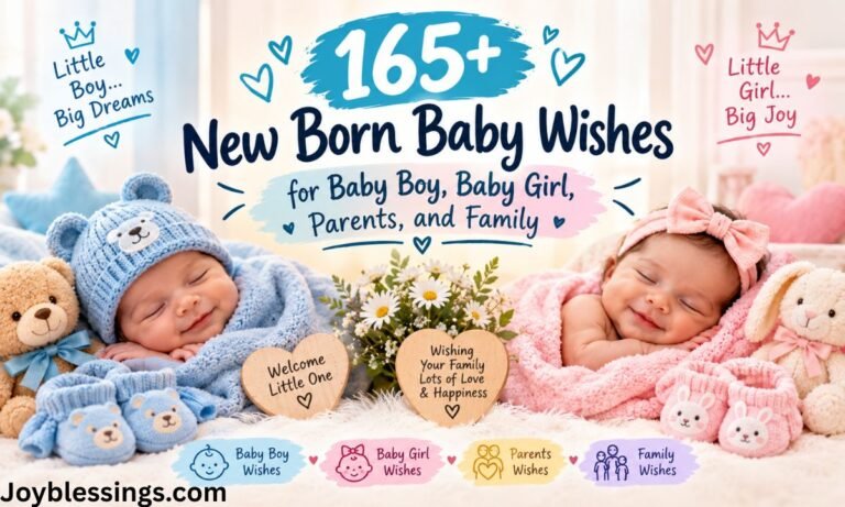 165+ New Born Baby Wishes for Baby Boy, Baby Girl, Parents, and Family