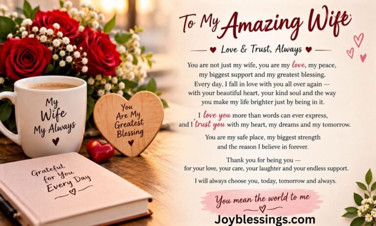 295+ Love and Trust Message for My Wife to Make Her Feel Loved and Special