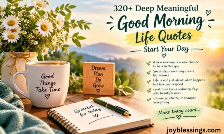 320+ Deep Meaningful Good Morning Life Quotes Start Your Day