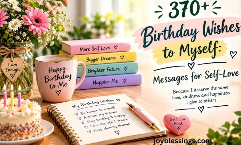 370+ Birthday Wishes to Myself Messages for Self-Love