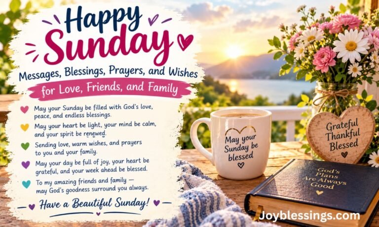 400+ Happy Sunday Messages, Blessings, Prayers, and Wishes for Love, Friends, and Family