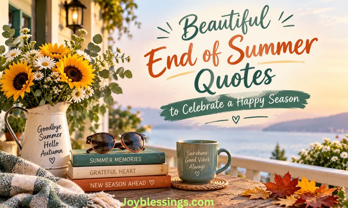 Beautiful End of Summer Quotes to Celebrate a Happy Season