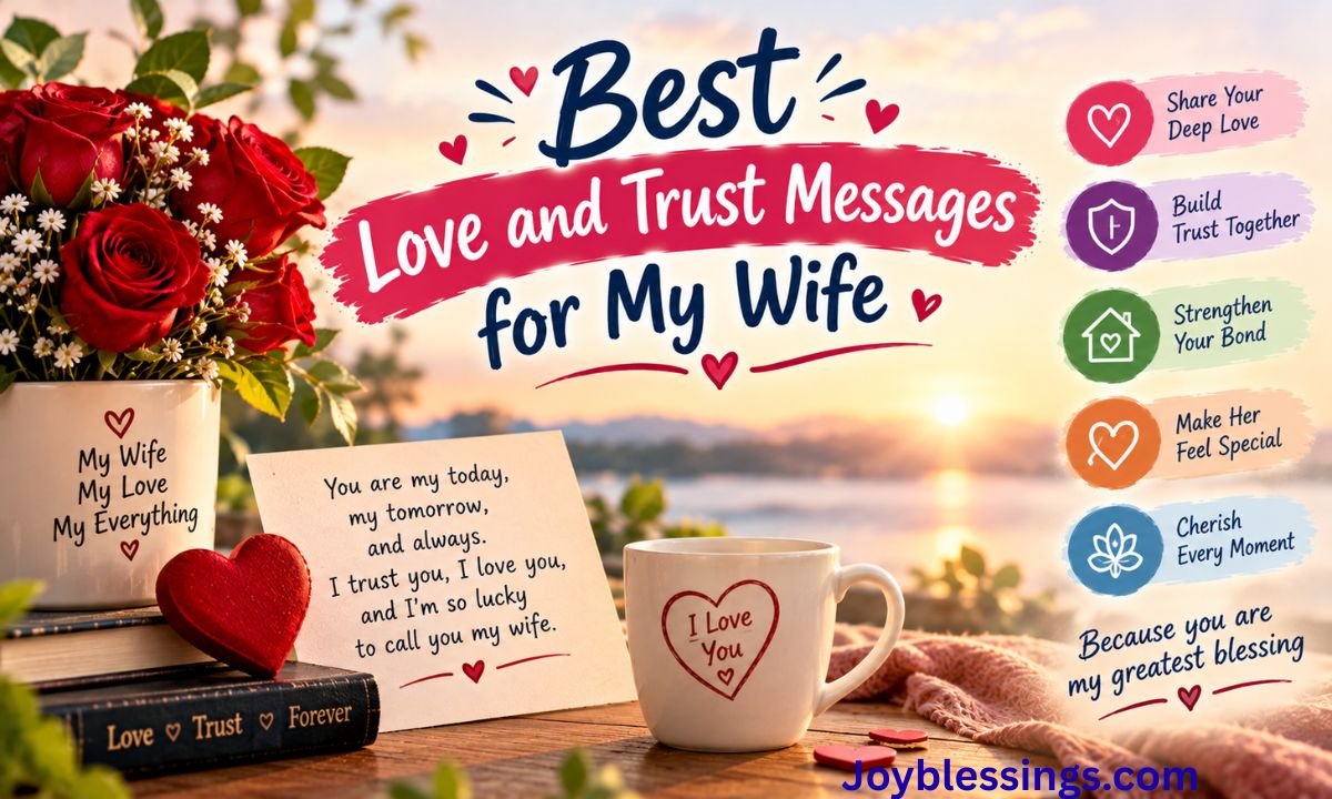 Best Love and Trust Messages for My Wife