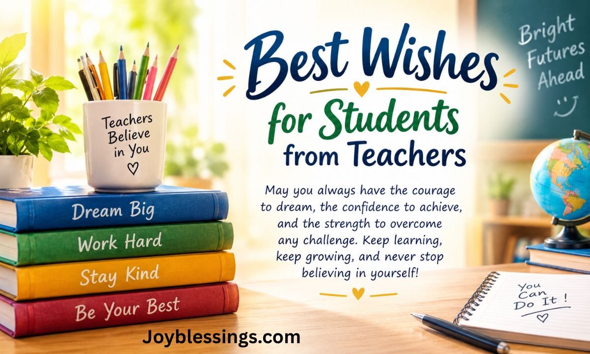 Best Wishes for Students from Teachers
