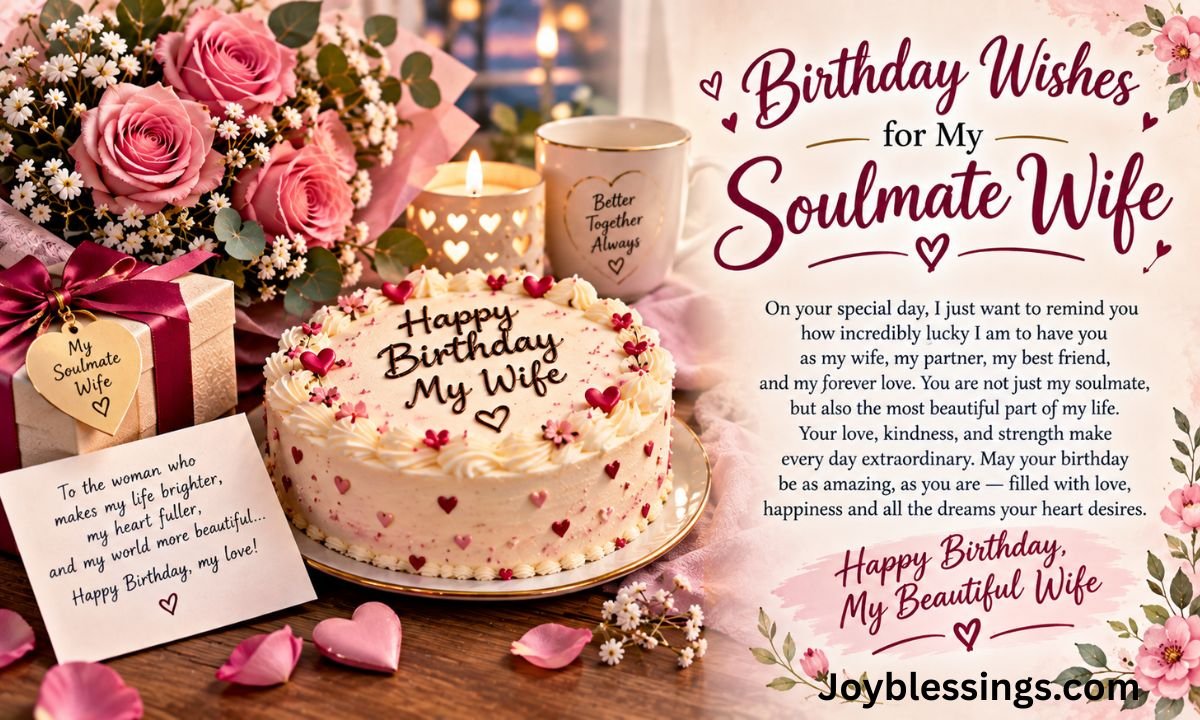 Birthday Wishes for Soulmate Wife