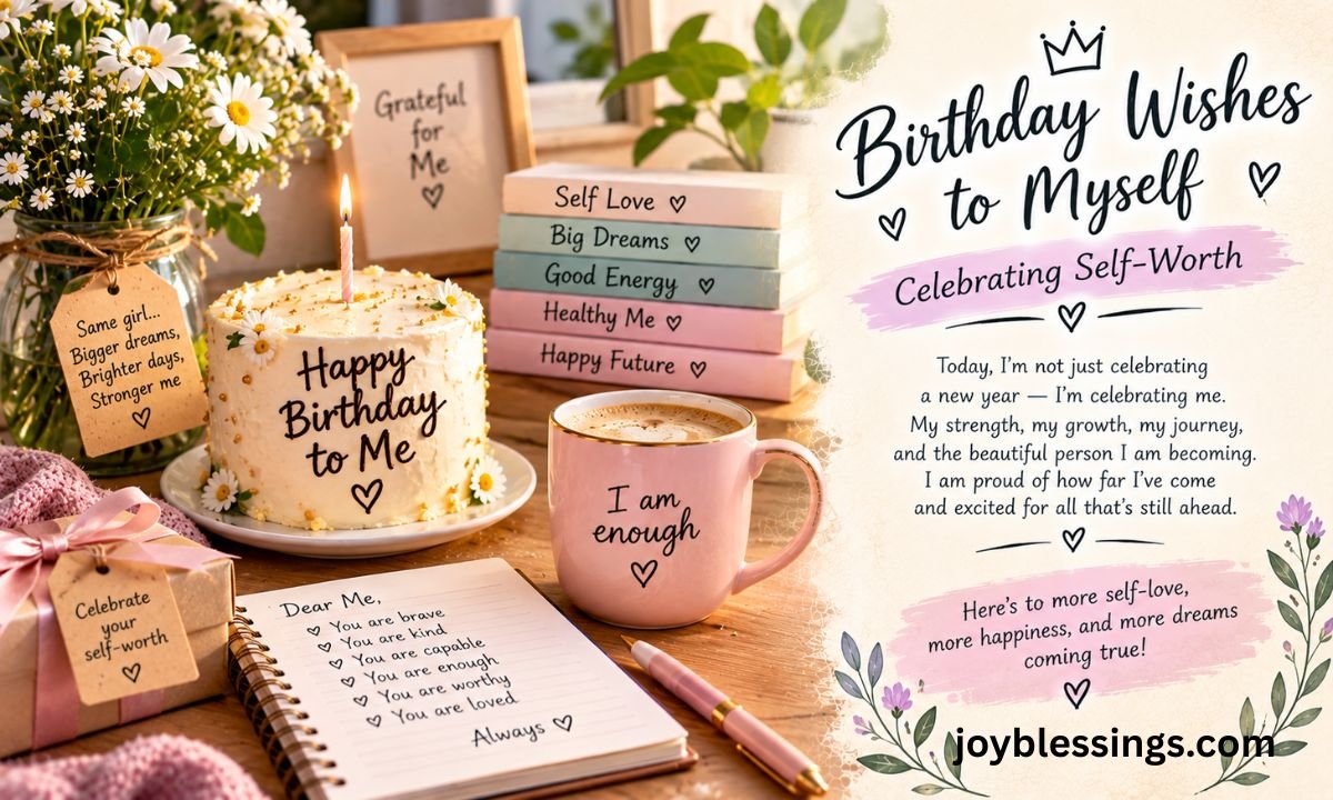 Birthday Wishes to Myself Celebrating Self-Worth 
