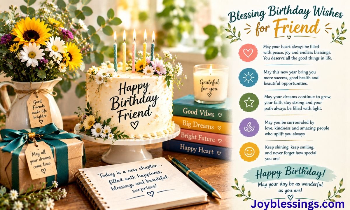 Blessing Birthday Wishes for Friend