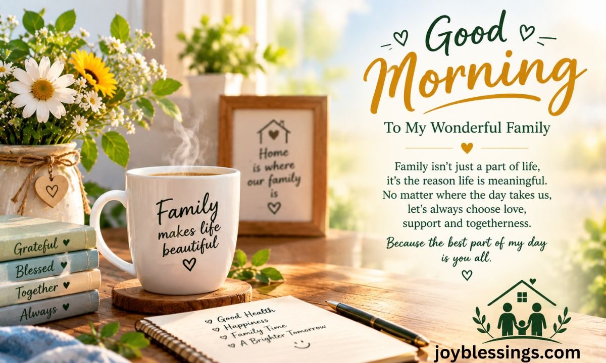 Deep Meaningful Good Morning Quotes for Family