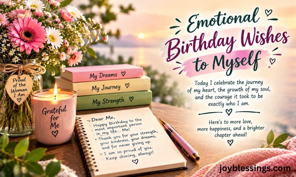 Emotional Birthday Wishes to Myself