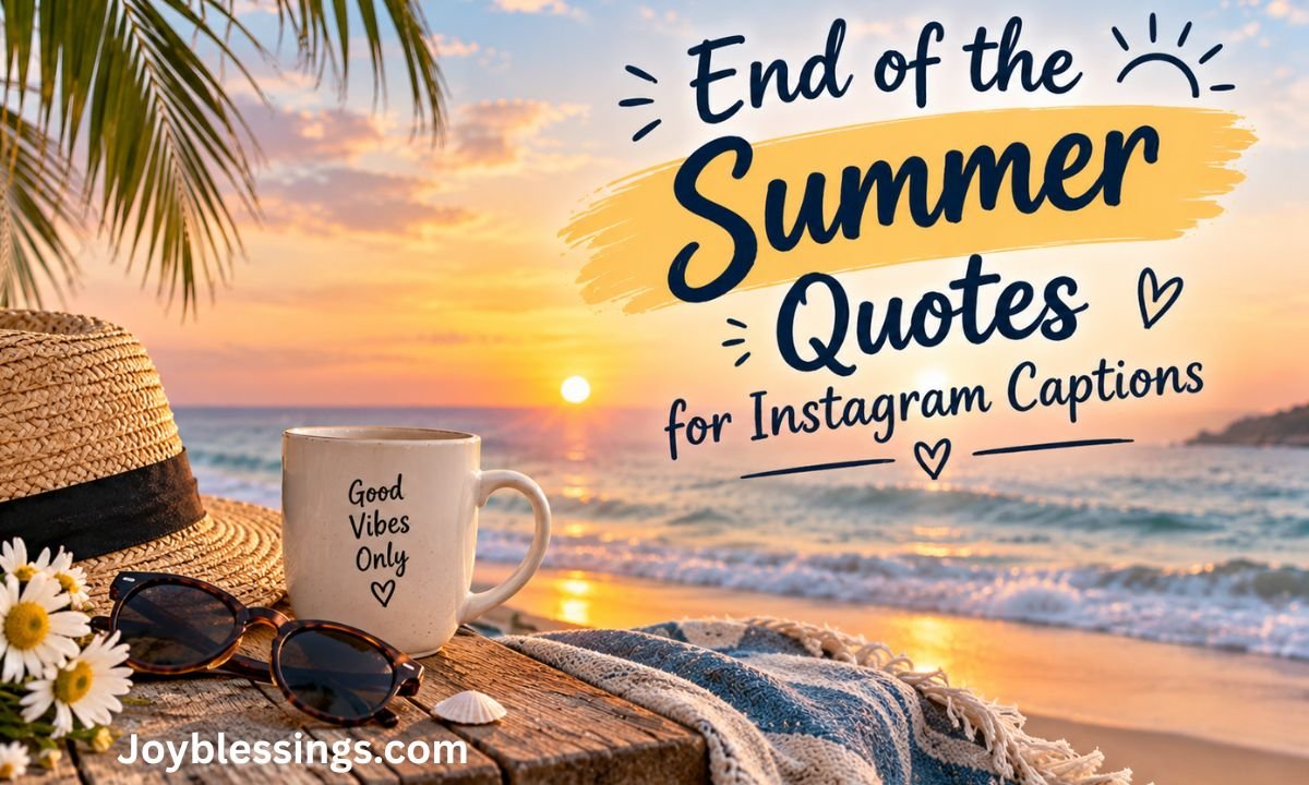End of the Summer Quotes for Instagram Captions