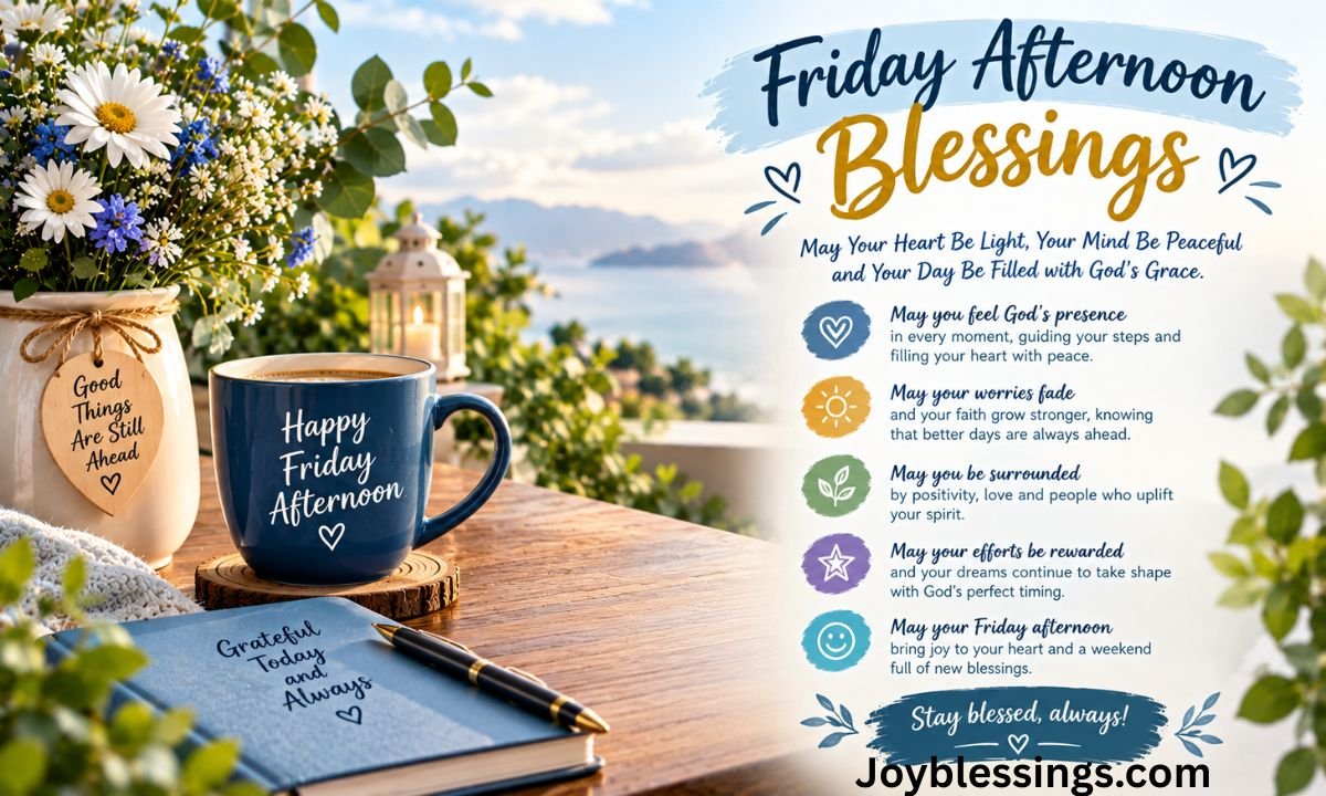 Friday Afternoon Blessings