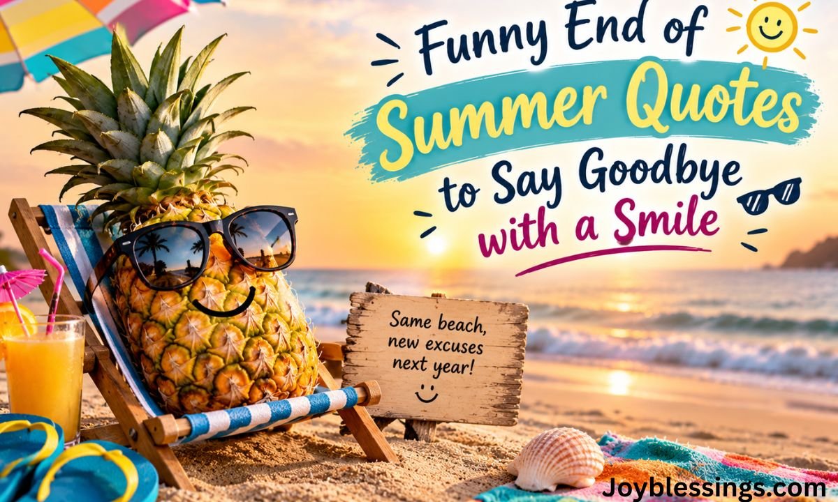 Funny End of Summer Quotes to Say Goodbye with a Smile