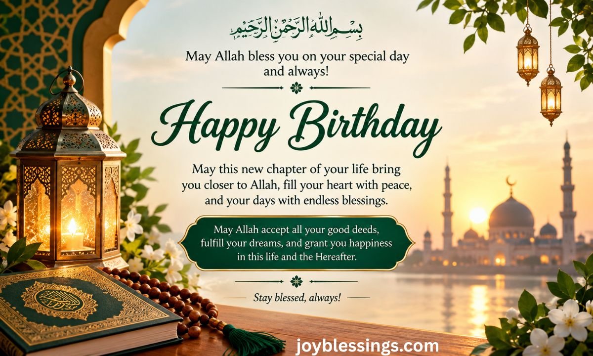 General Islamic Birthday Wishes