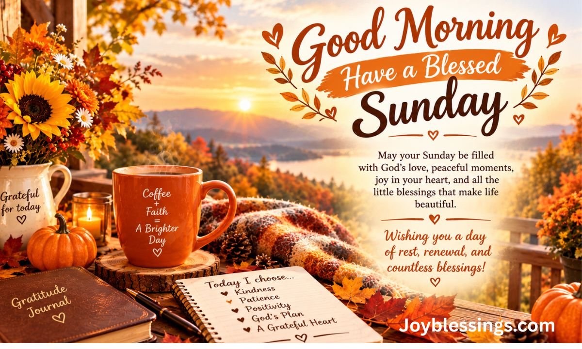 Good Morning Have a Blessed Sunday