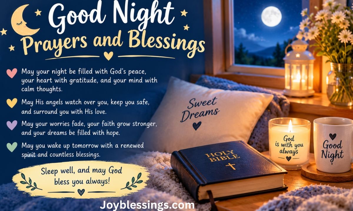 Good Night Prayers and Blessings