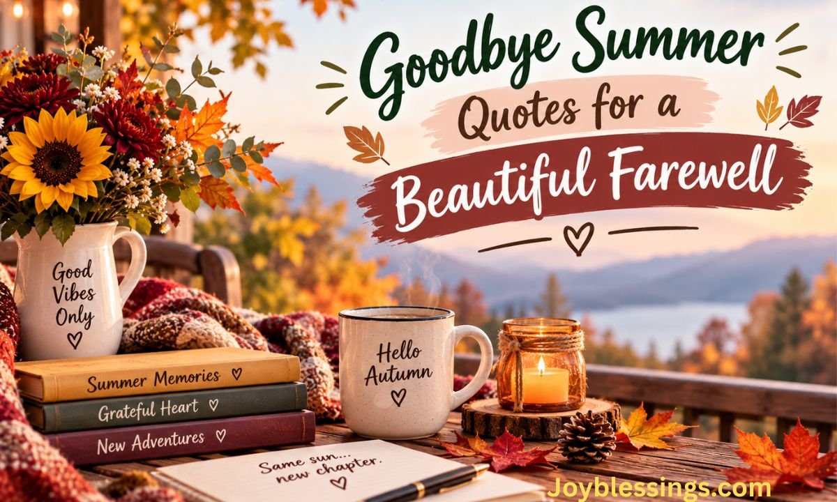 Goodbye Summer Quotes for a Beautiful Farewell