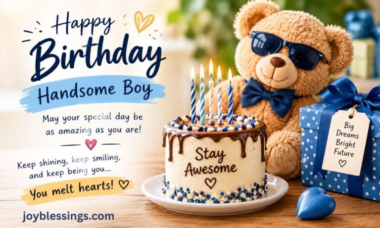 Happy Birthday Handsome Boy That Melts Heart