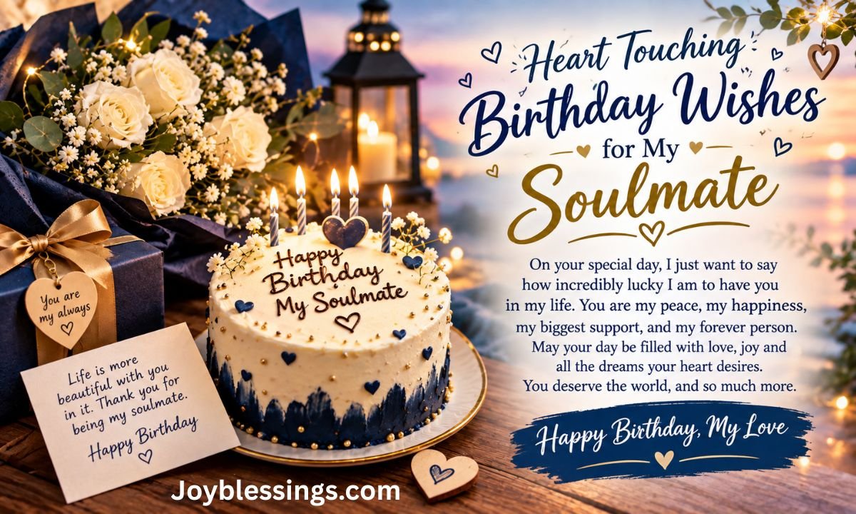 Heart Touching Birthday Wishes for Soulmate