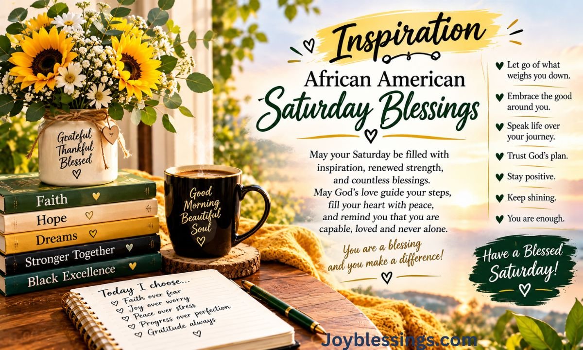 Inspiration African American Saturday Blessings