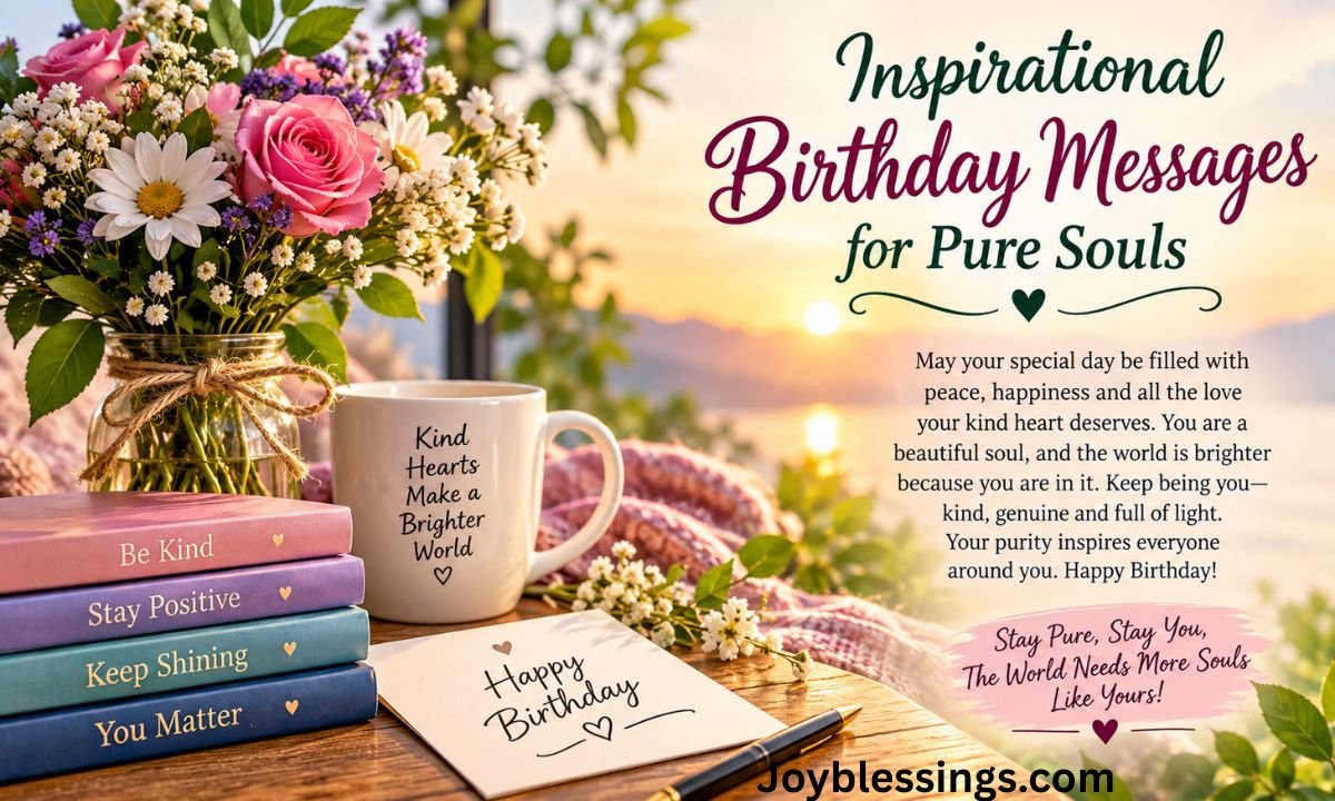 Inspirational Birthday Messages for Pure Souls