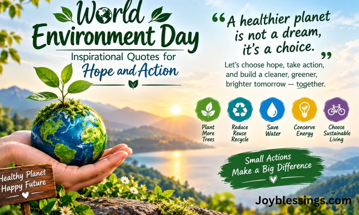 Inspirational World Environment Day Quotes for Hope and Action