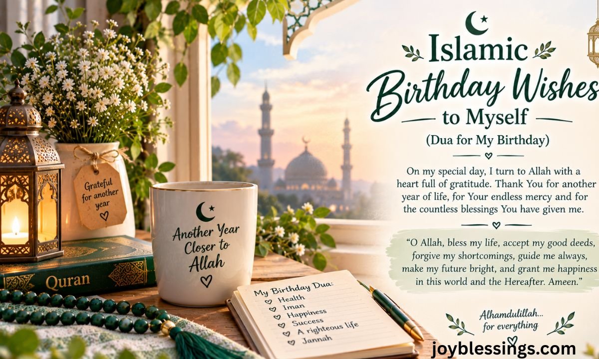 Islamic Birthday Wishes to Myself (Dua for My Birthday)
