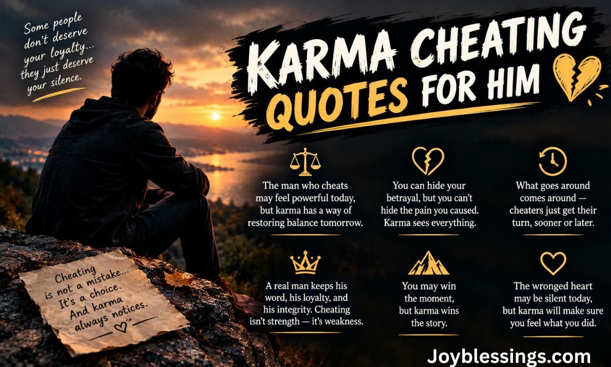 Karma Cheating Quotes for Him