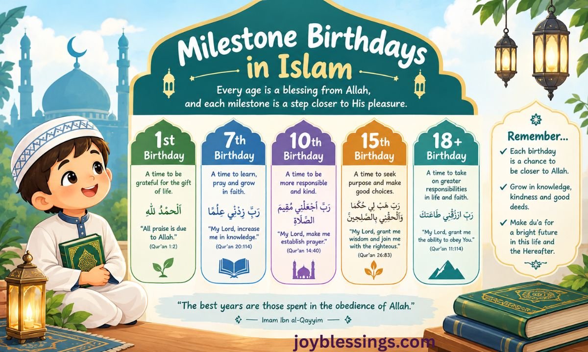 Milestone Birthdays in Islam