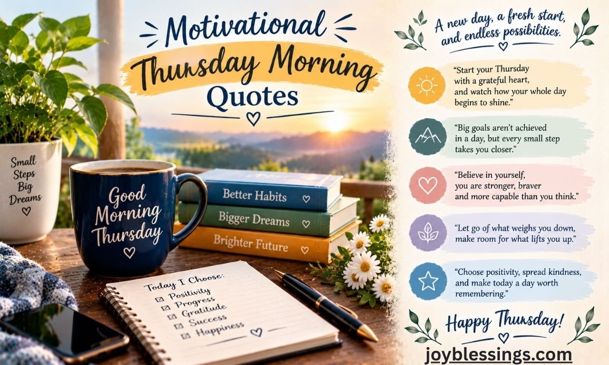 Motivational Thursday Morning Quotes