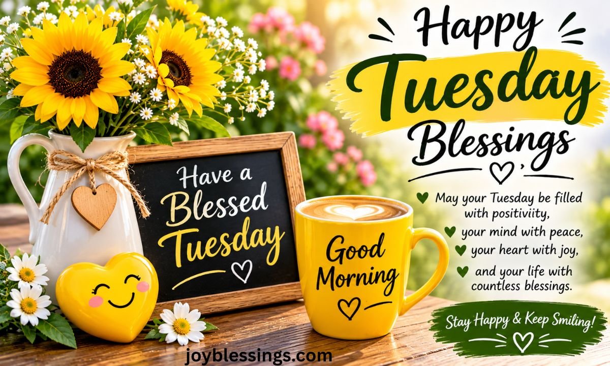 Positive Good Morning Tuesday Blessings