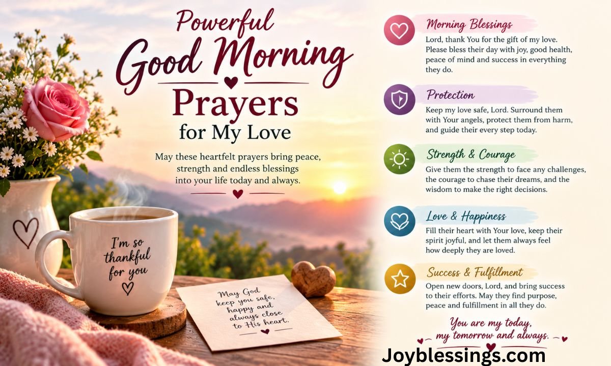 Powerful Good Morning Prayers for My Love