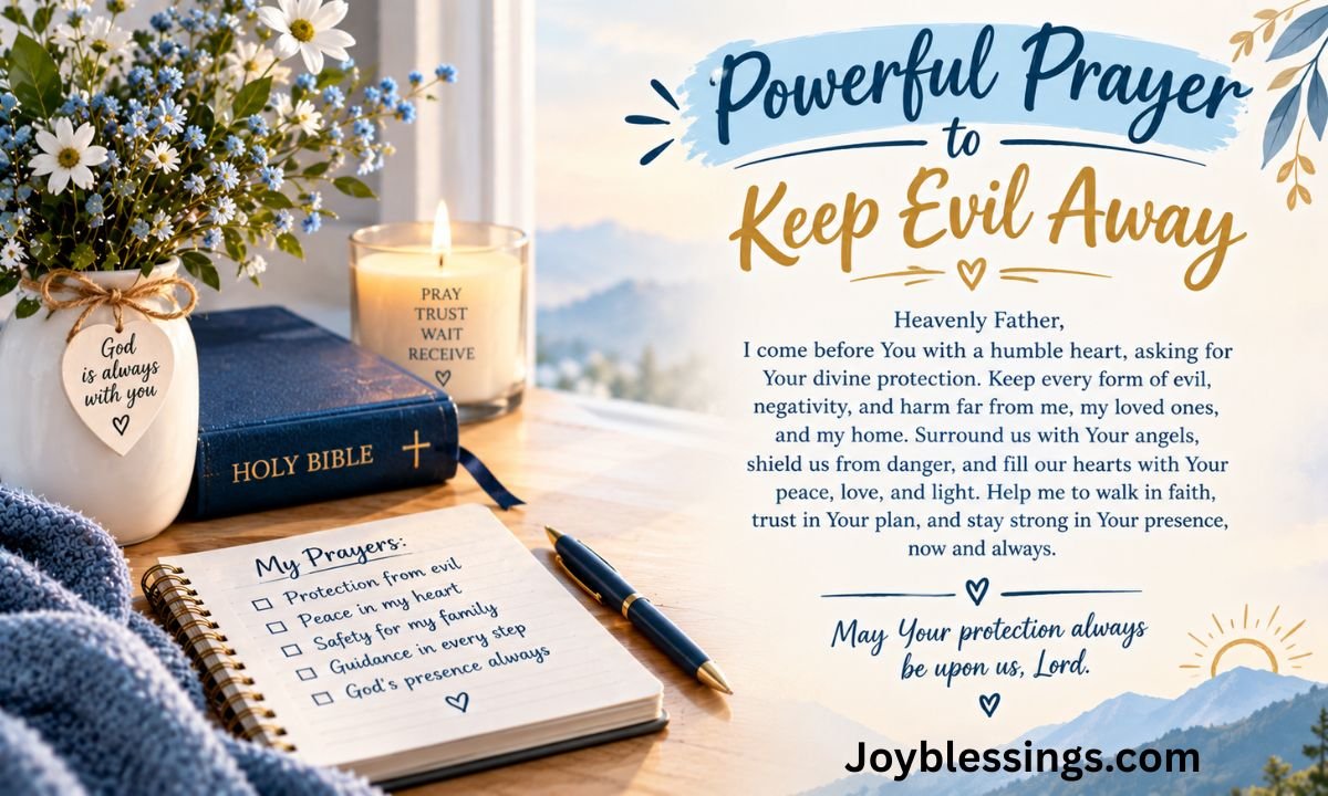 Powerful Prayer to Keep Evil Away