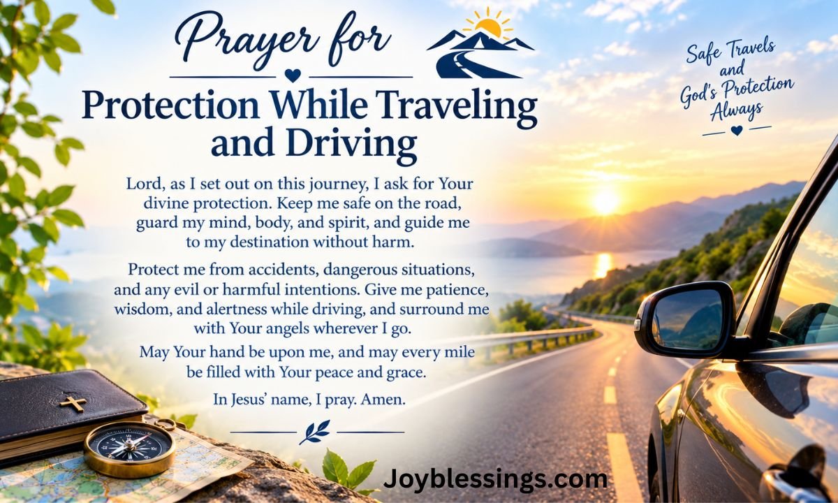 Prayer for Protection While Traveling and Driving