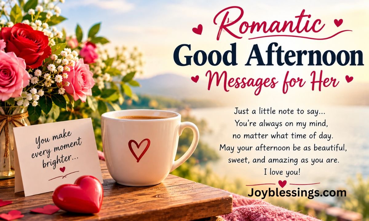 Romantic Good Afternoon Messages for Her