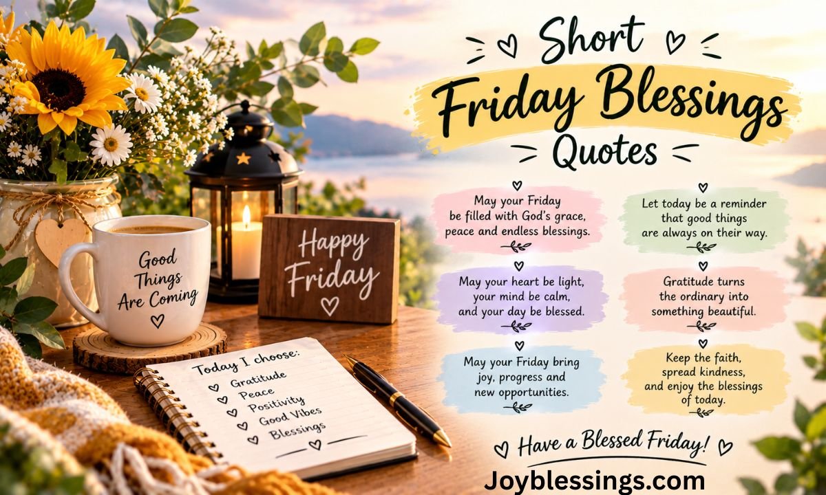Short Friday Blessings Quotes
