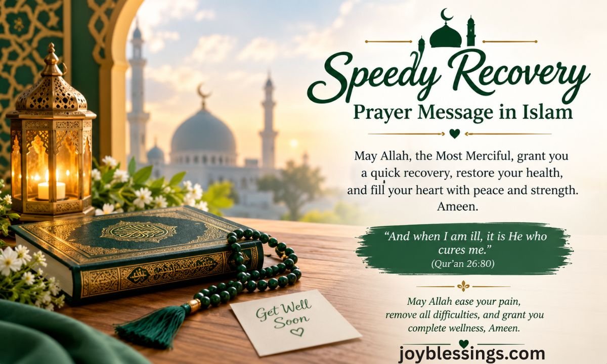 Speedy Recovery Prayer Message in Islam