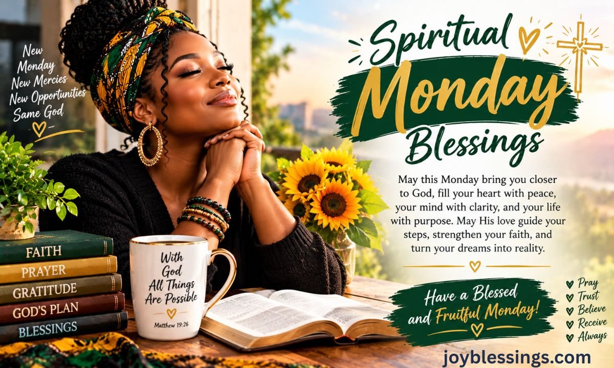 Spiritual African American Monday Blessings
