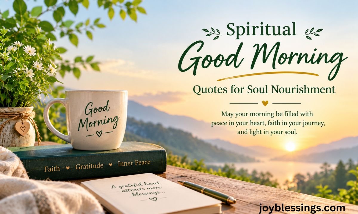 Spiritual Good Morning Quotes for Soul Nourishment