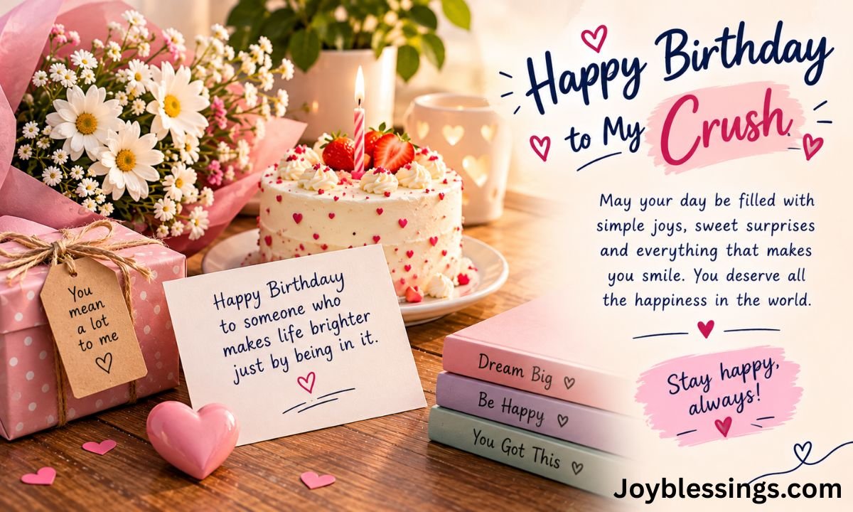 Sweet and Simple Birthday Wishes for Crush