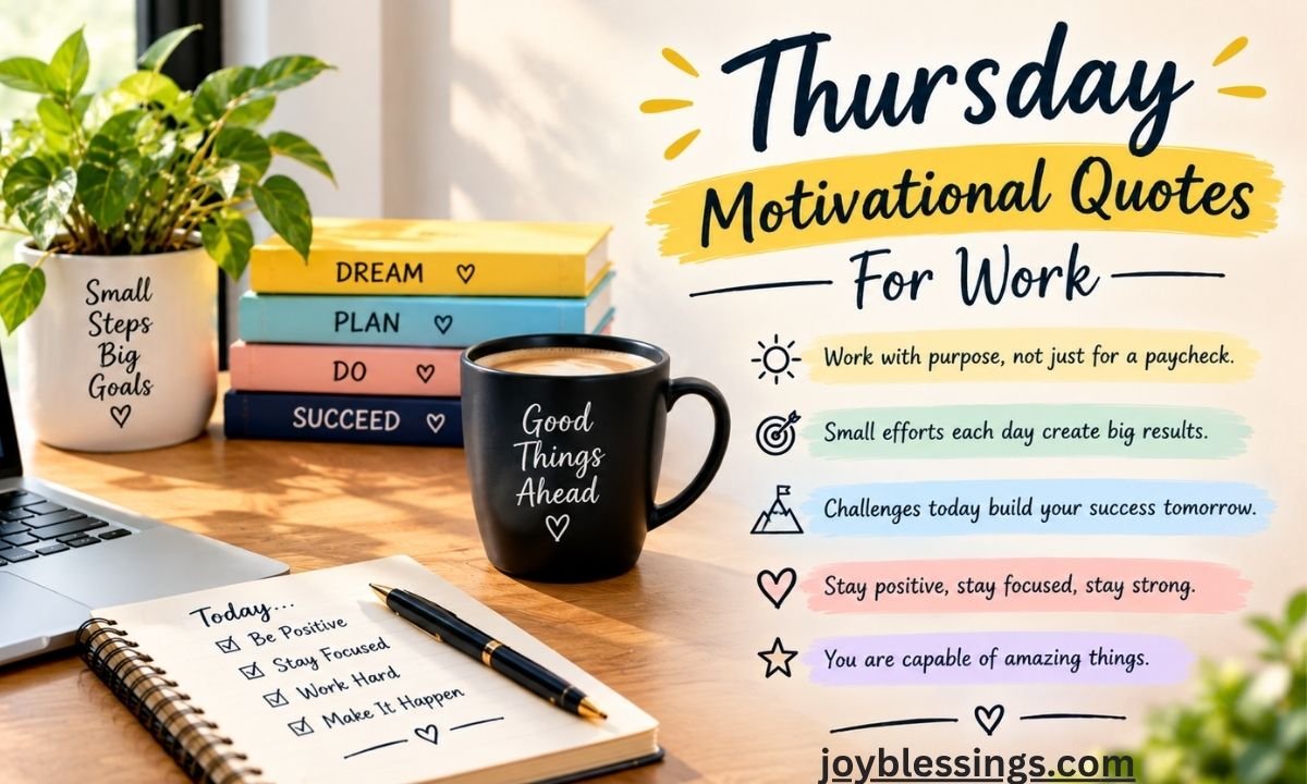 Thursday Motivational Quotes For Work