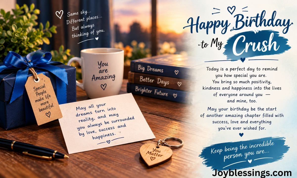 Touching Birthday Wishes for Crush Male