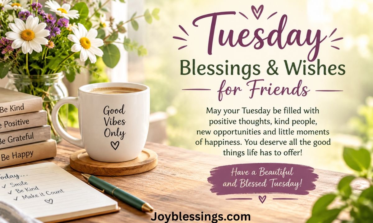 Tuesday Blessings & Wishes for Friends