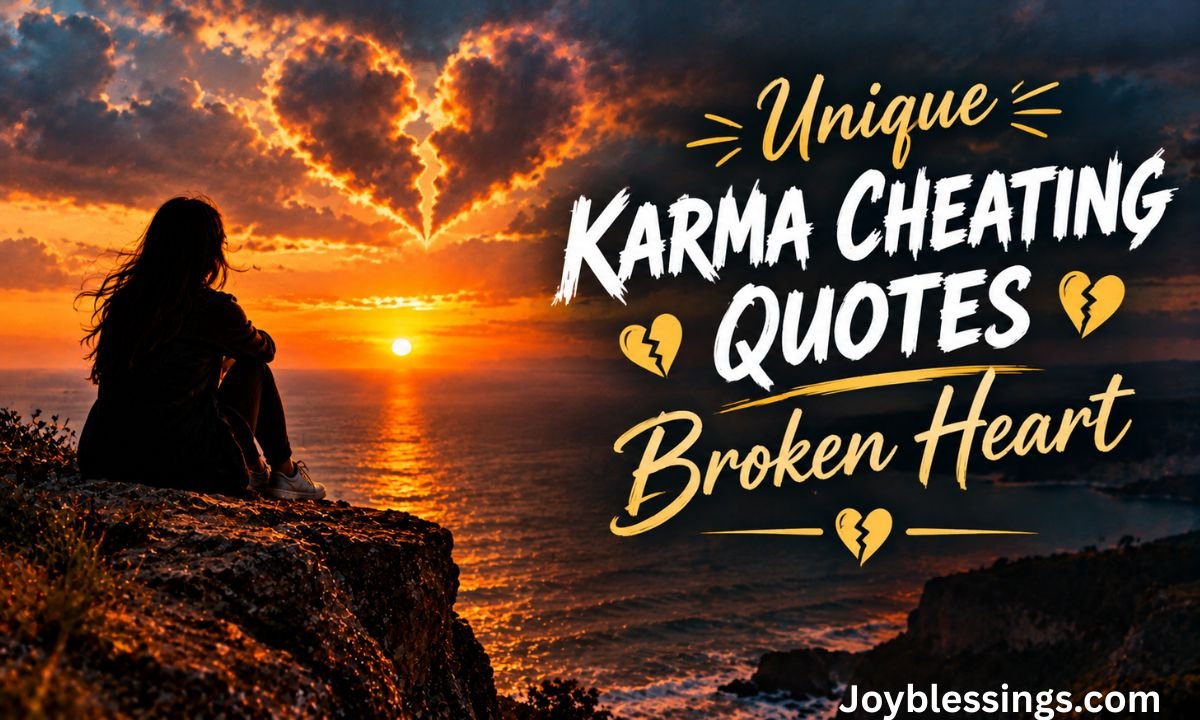 Unique Karma Cheating Quotes
