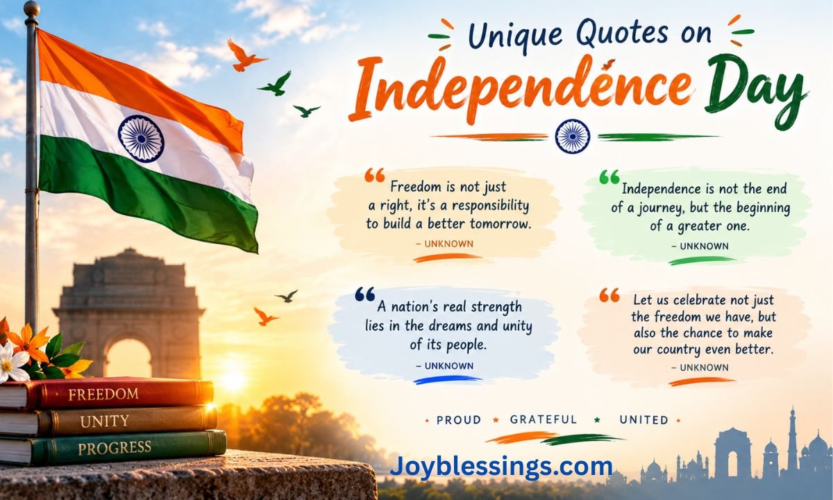 Unique Quotes on Independence Day