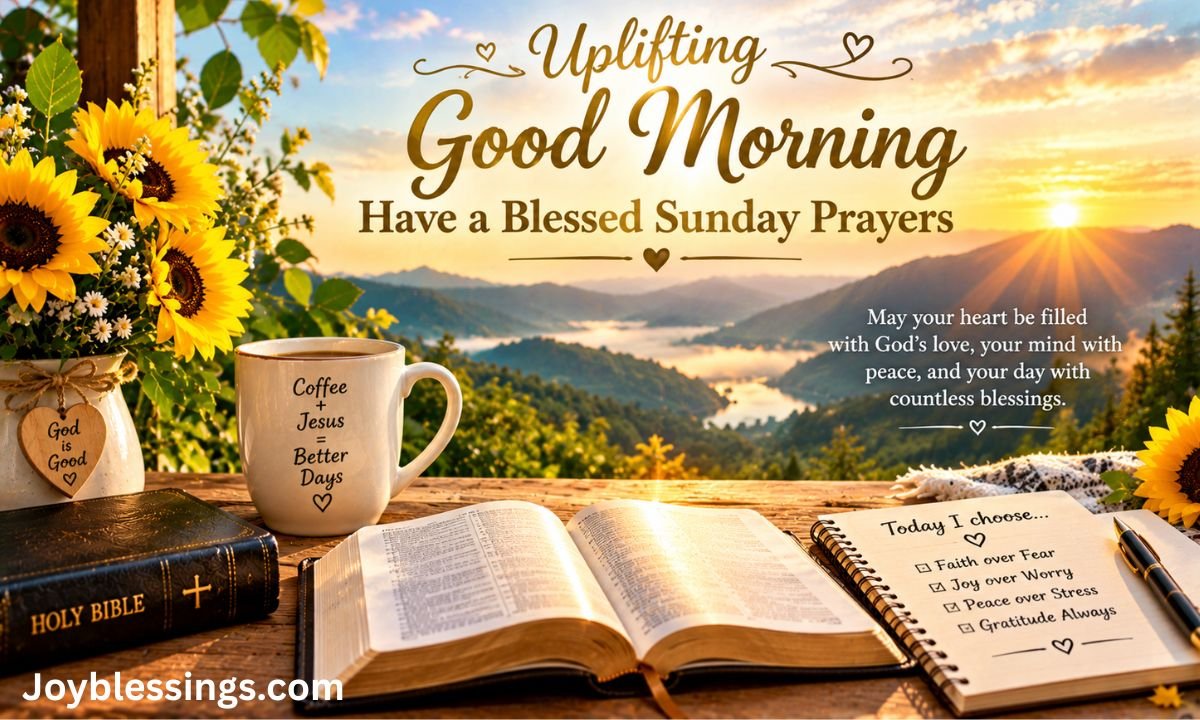 Uplifting Good Morning, Have a Blessed Sunday Prayers